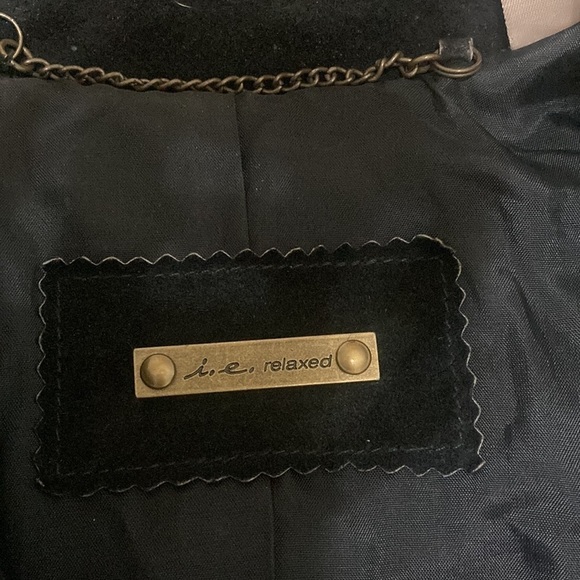 Black suede jacket size S - Picture 4 of 8